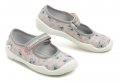 Befado 114x513 ružovo šedé detské baleríny | ARNO-obuv.sk - obuv s tradíciou